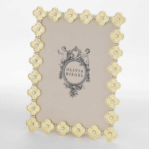 4" x 6" Gold Clover Frame by Olivia Riegel