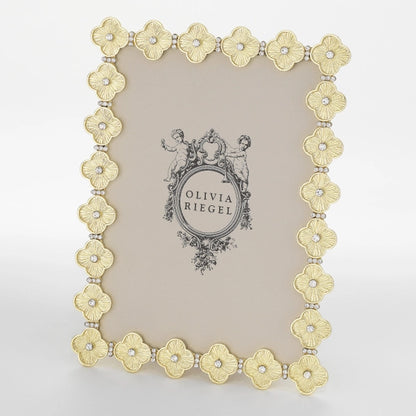 4" x 6" Gold Clover Frame by Olivia Riegel