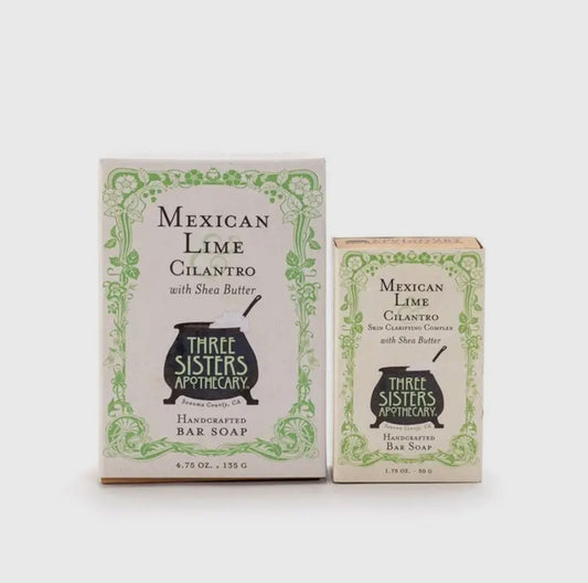 Mexican Lime & Cilantro Bar Soap by Three Sisters