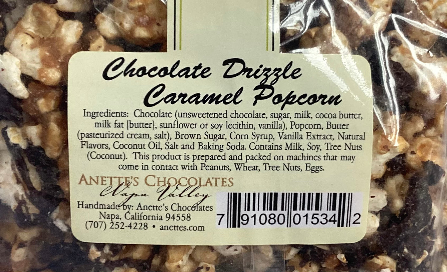 Anette’s Caramel Chocolate Popcorn 7.1 oz