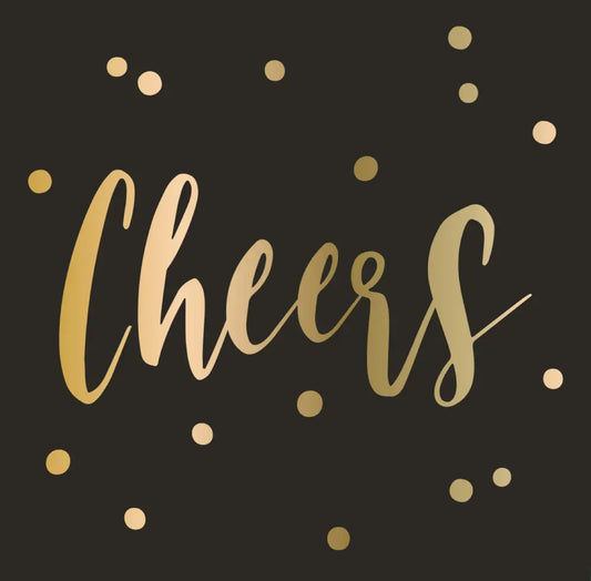 Cheers Cocktail Napkins by Soiree-Sisters