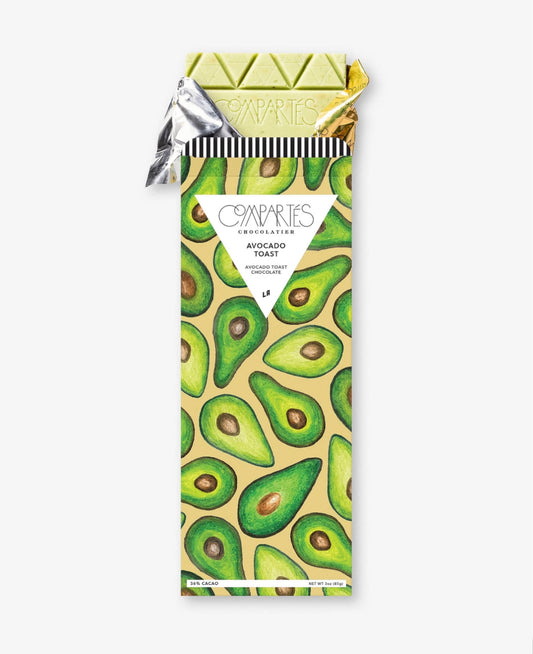 Avocado Toast Chocolate Bar by Compartes Chocolate