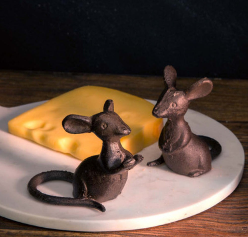 Cast Iron Mice Pair by Park Hill