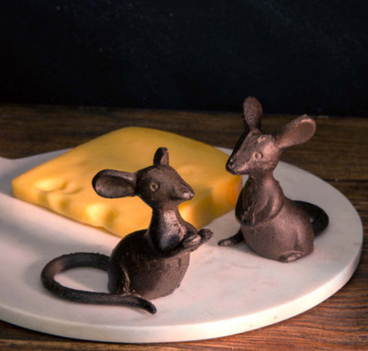 Cast Iron Mice Pair by Park Hill