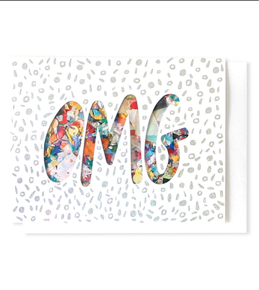 OMG Confetti | Greeting Card by Thimblepress
