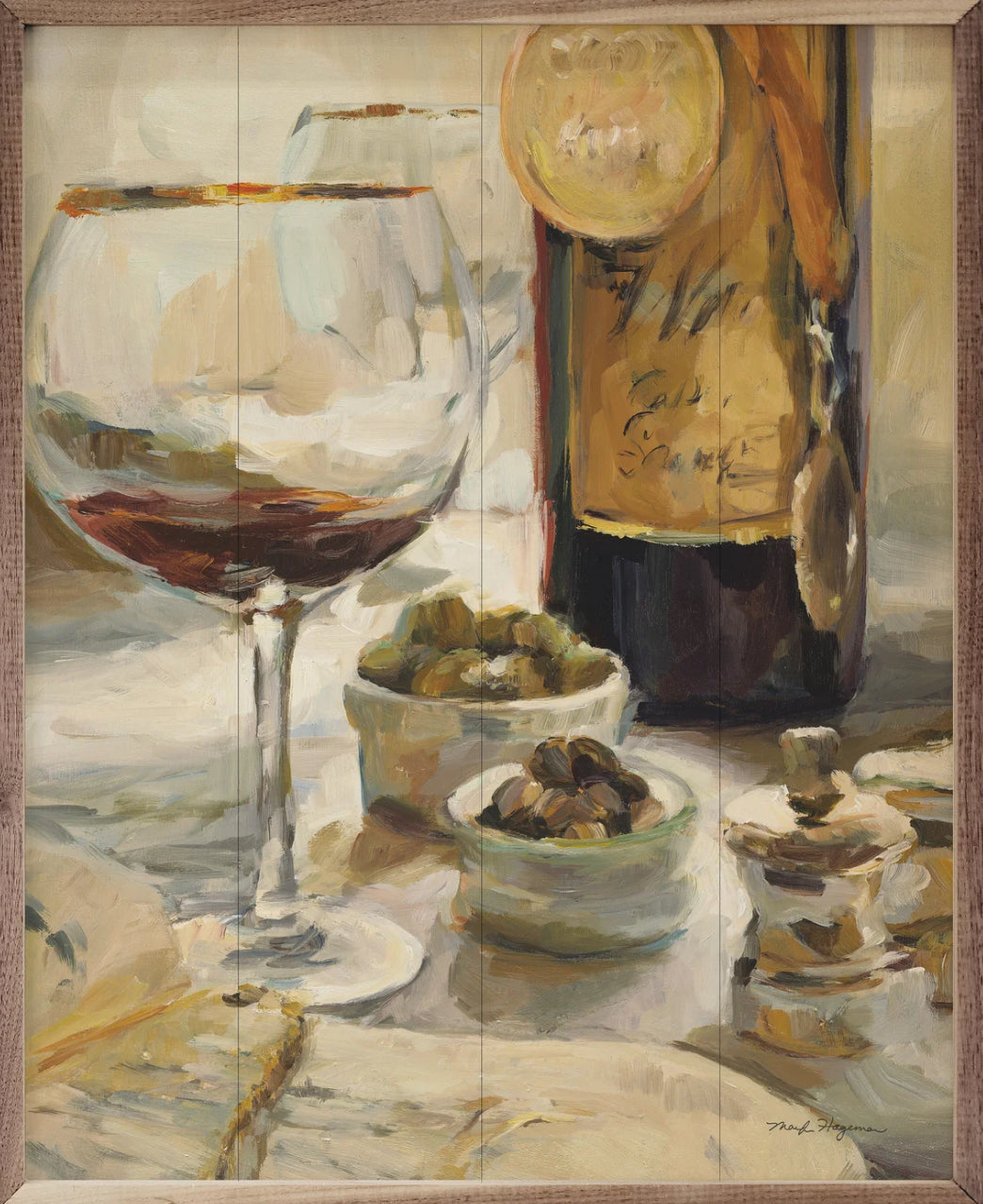 Wine Painting by Kendrick Home