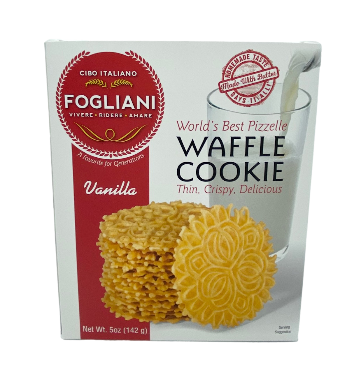 Fogliani Waffle Cookies 5oz