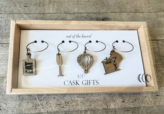 Wine Glass Charms by Cask gifts