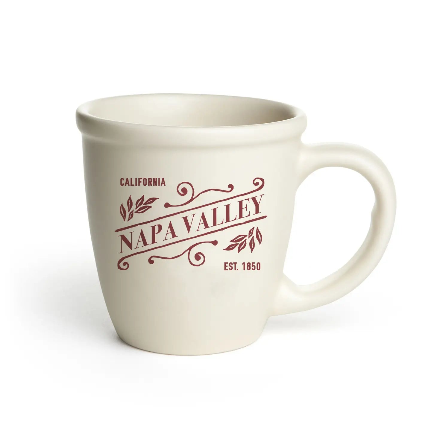 Napa Slant Ceramic Morning Mug