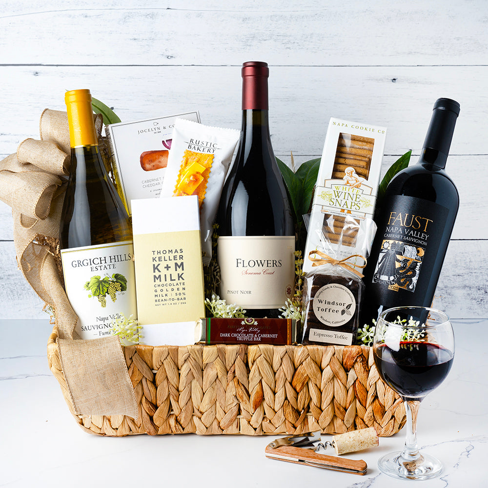 The Cellar Celebration Wine Gift Basket