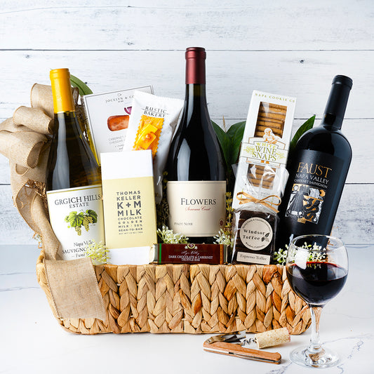 The Cellar Celebration Wine Gift Basket