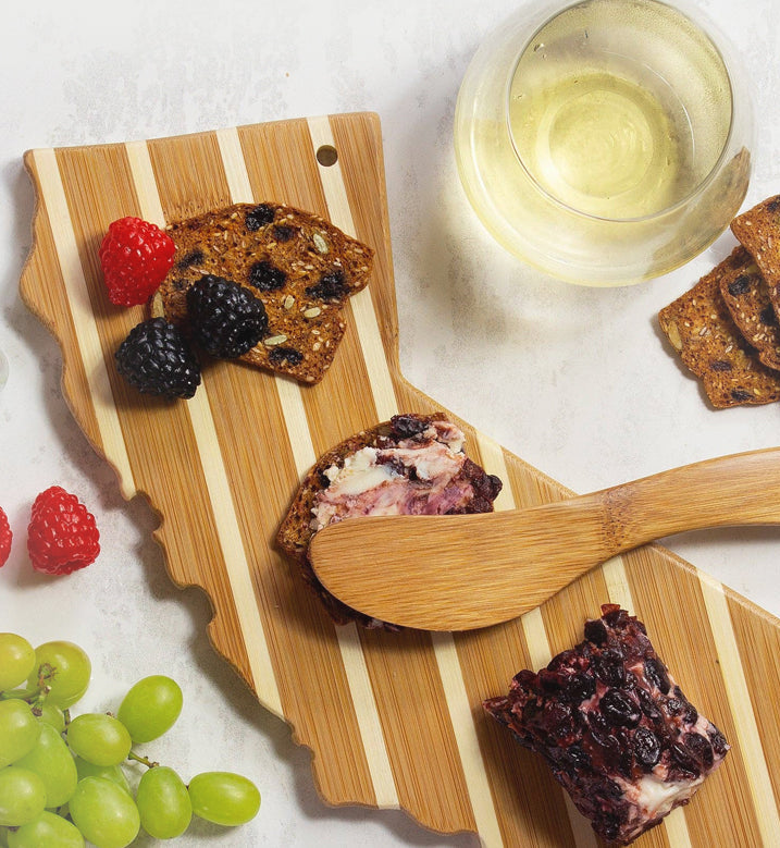 Charcuterie board with meat and cheese from corporate gift basket by Napa Sonoma Supply 