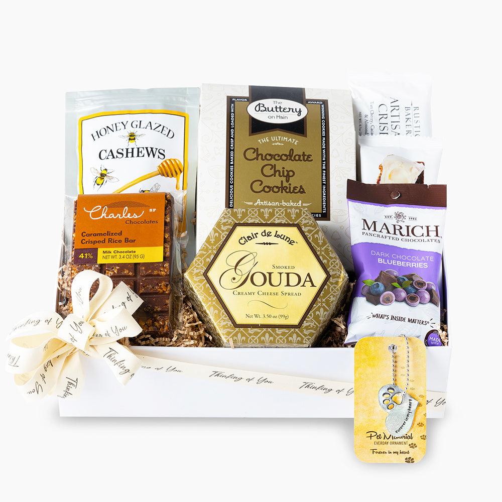 Pawprints on My Heart - Remembrance Dog Sympathy Gift Basket