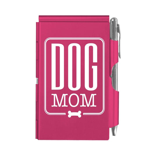 Wellspring Pink Flip Note - Dog Mom