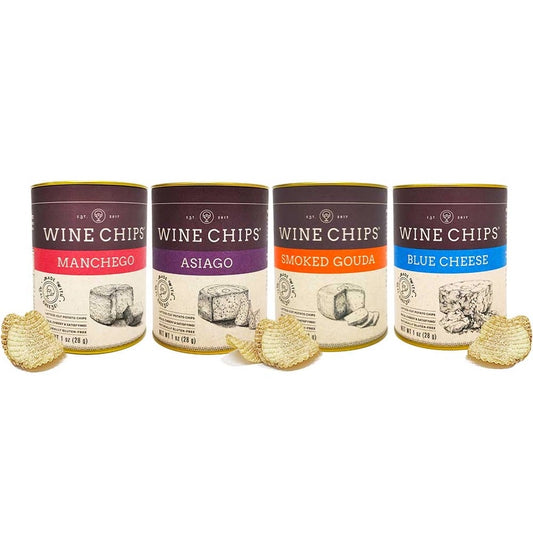 Wine Chips 1 OZ. CHEESE COLLECTION - ESTATE MIXED CASE OF 12