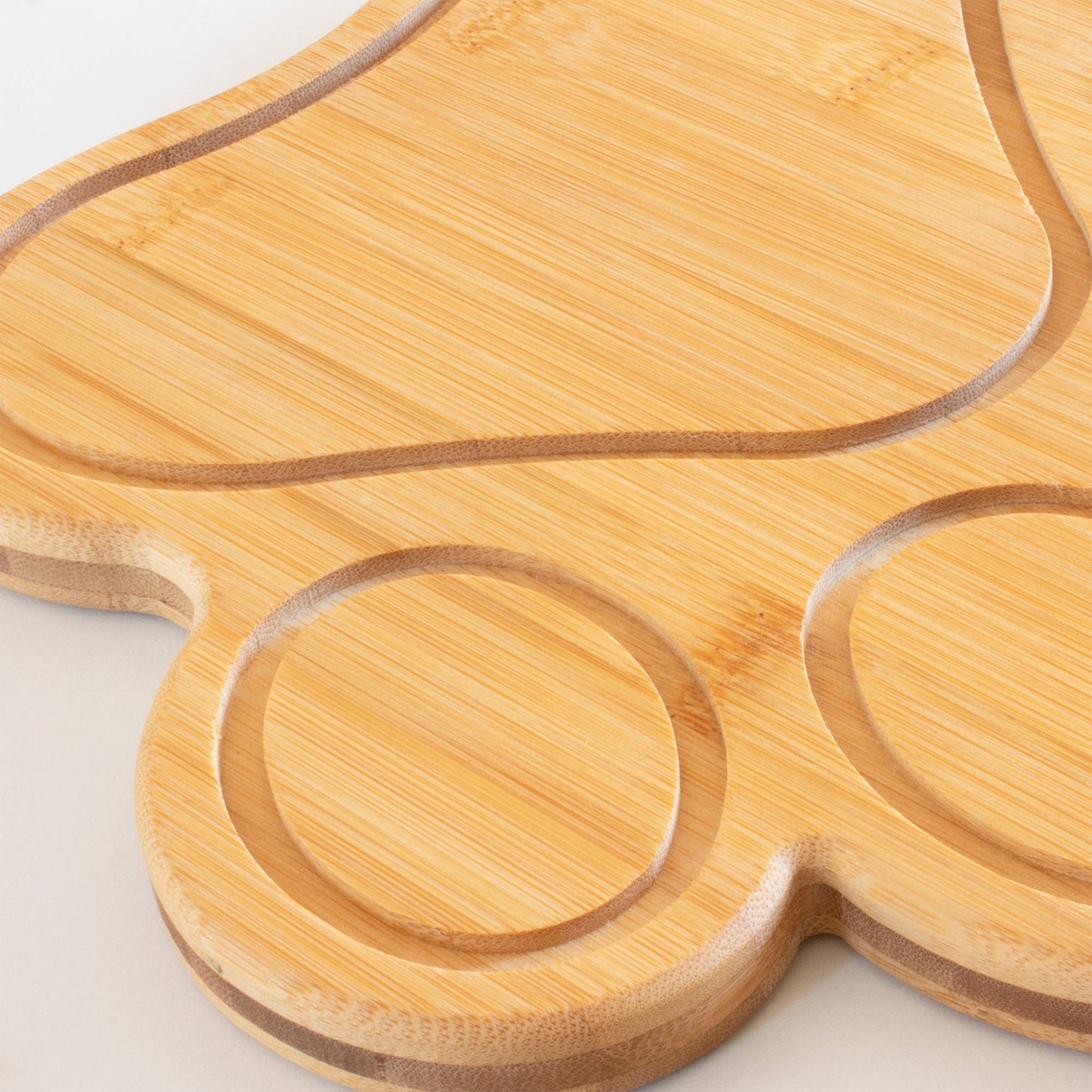 Paw Shaped Cutting Board & Charcuterie Serving Tray by Totally Bamboo