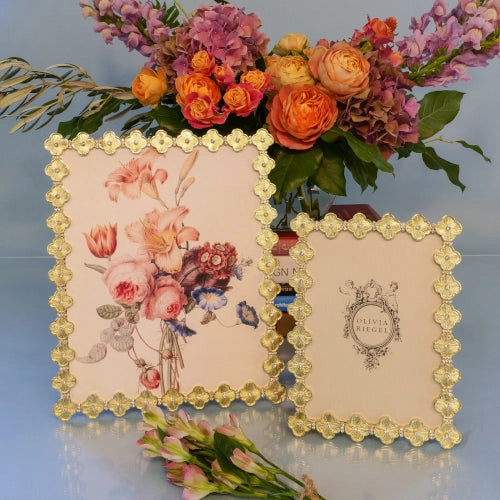 4" x 6" Gold Clover Frame by Olivia Riegel