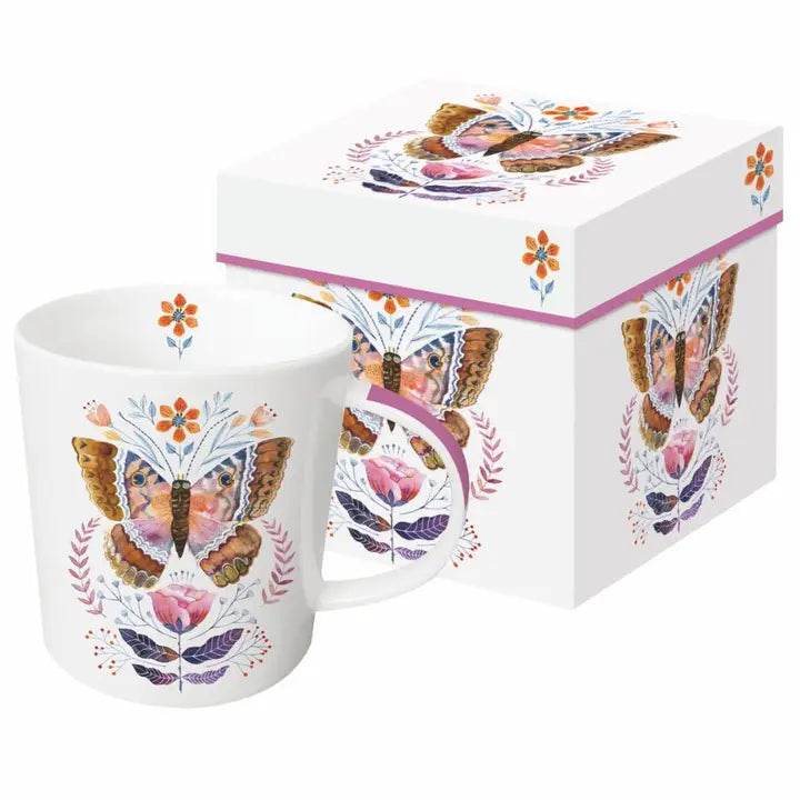Butterfly Mug & Gift Box by Duchess