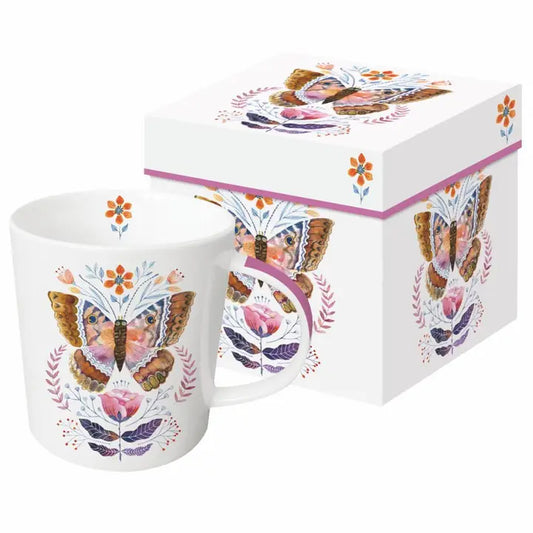 Butterfly Mug & Gift Box by Duchess