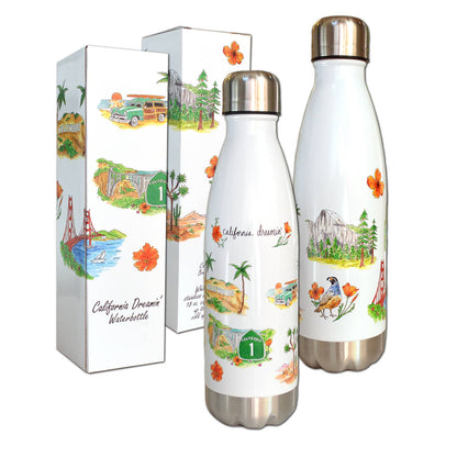 California Dreamin' Stainless Steel Water Bottle