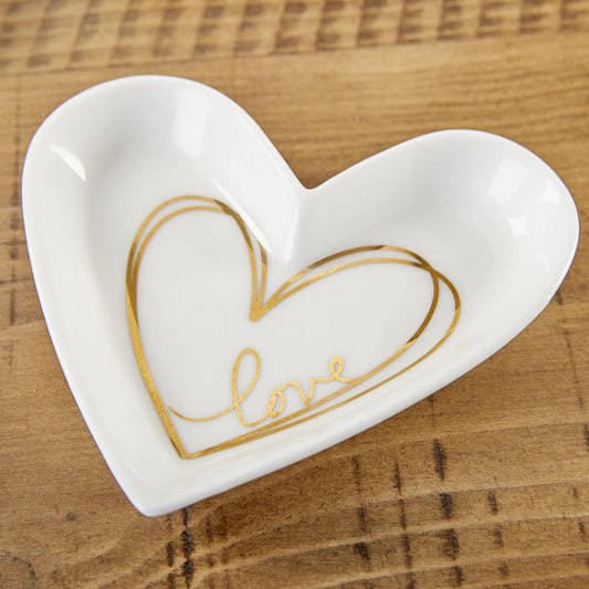 Heart Shaped Trinket Dish