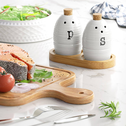 Salt & Pepper Shakers, White