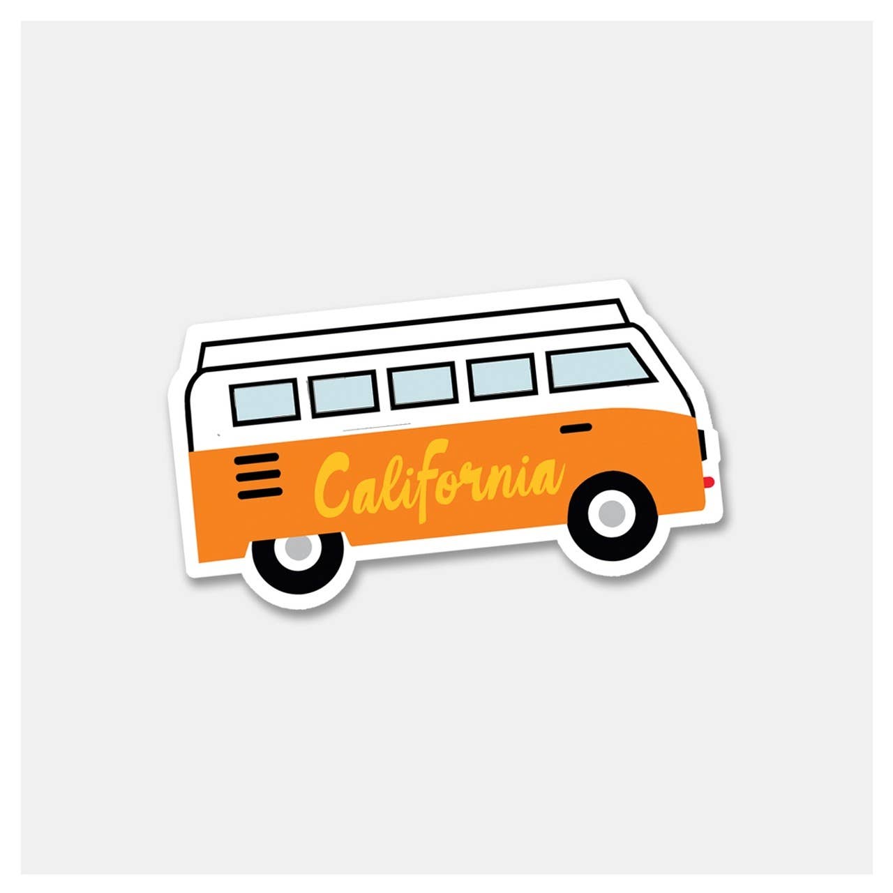 California Camper Van Sticker by Rock Scissor Paper