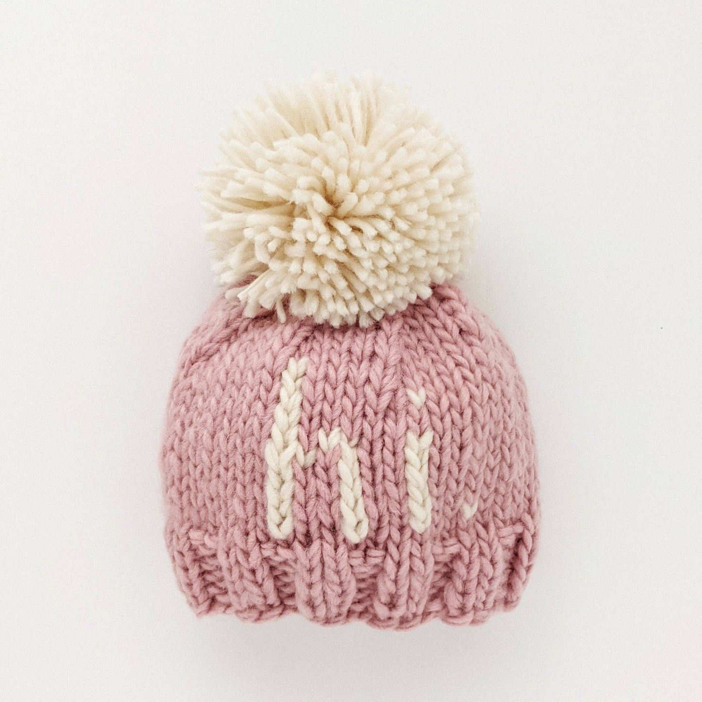 Hi Beanie Hat for Baby & Kids (Pink)