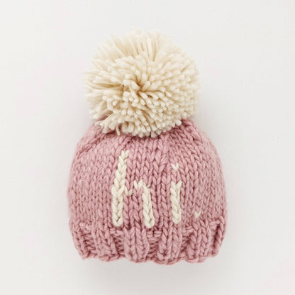 Hi Beanie Hat for Baby & Kids (Pink)