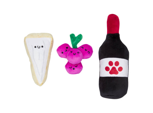 Pawrcuterie Board Dog Toy Set