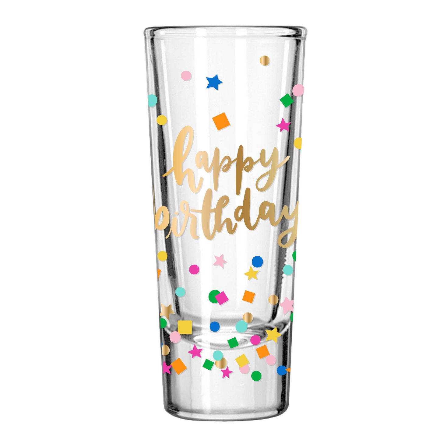 Birthday Shot Glass by soiree-sisters