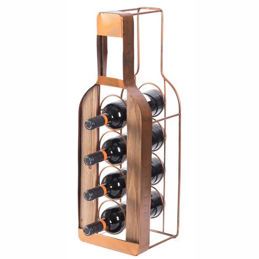 Bottle Shaped Freestanding Wine Bottle Holder by Quickway Imports