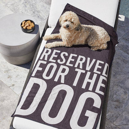 Microfiber Pet Towel - Reserved For the Dog