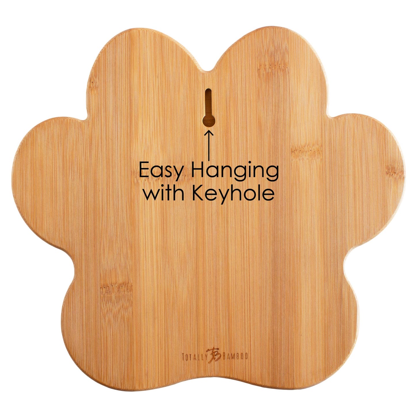 Paw Shaped Cutting Board & Charcuterie Serving Tray by Totally Bamboo