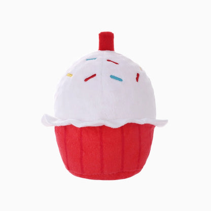 Cupcake Dog Plush Ball Dog Toy