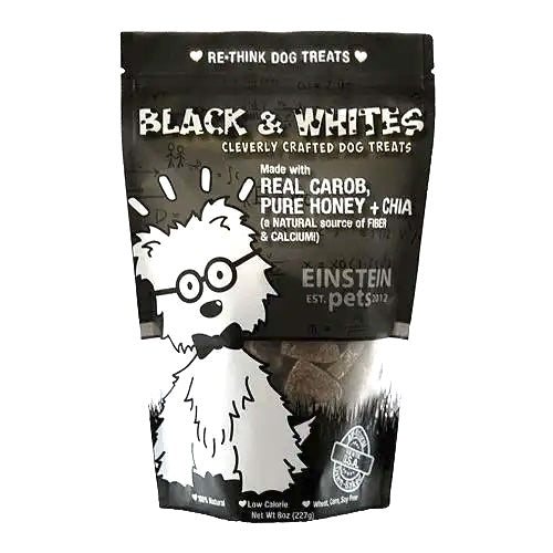 Einstein Black and White Dog Treats
