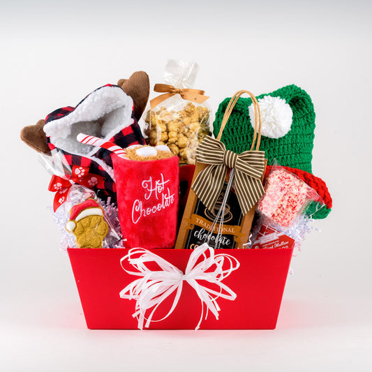 Winter Delight Hats and Hot Cocoa Gift for you and Your Pup