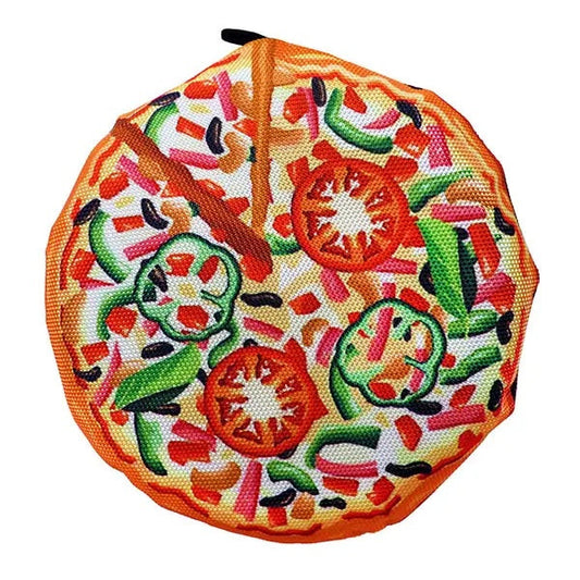 Squeaky Crunchy Tough Pizza Toy for Dogs