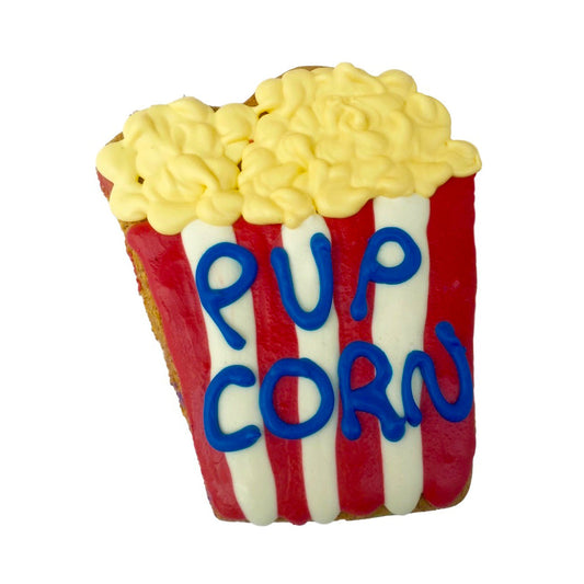 Pup Corn Decorated Baked Dog Treat