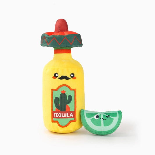 Tequila Dog Plush Toy with Hidden Lime Toy!